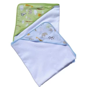 Toalha De banho Bebe kit com 2 Unidades toque Macio