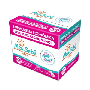 Toalha Umedecida Meu Bebê Ultra Pack 500 Folhas