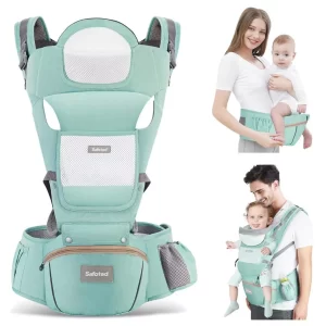 Canguru Para Bebe^ 0-3 Anos Ergonômico 3 Em 1 Estilo Canguru Frontal Infantil Hipseat