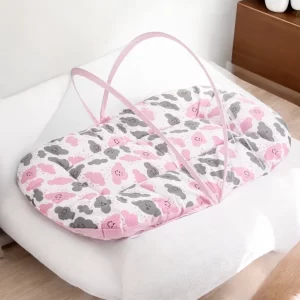 Berço de Bebê Portátil Com Mosquiteiro Menino e Menina - Várias Estampas