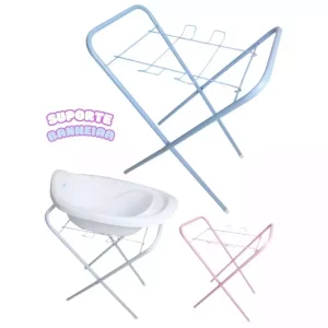 Suporte para Banheira de Bebe  Infantil Resistente Compacto e Desmontável