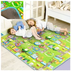Tapete Atividades Grande 180x120 Térmico Infantil Bebê Interativo Gigante Educativo Envio Rapido