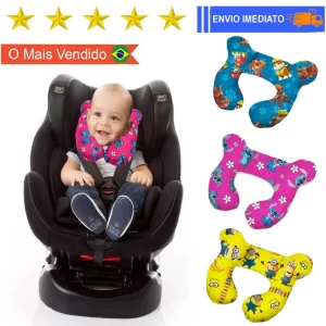 Almofada Para Pescoço Com Apoio Cabeça Bebe Cadeirinha