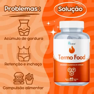 Termo Food - Inibidor de Apetite + Termogênico Natural (60 cápsulas)