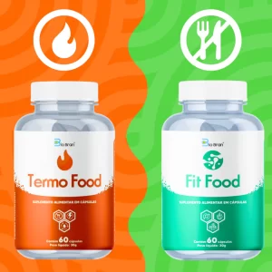 Combo com 2 Potes - Termogênico + Supressor de Apetite Natural e sem Cafeína