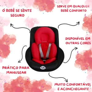 Colchonete Redutor Almofada para Bebê Conforto Apoio de Corpo Acolchoado Macio Microfibra