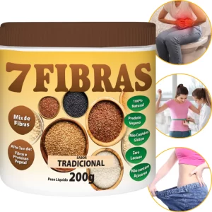 7 fibras Regulador Intestinal Emagrecer 100% Origem Vegetal