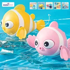 Brinquedo de Banho Tartaruguinha A Corda Que Nada Sozinha Água Banheira E Piscina Bebê