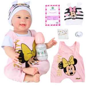 Boneca Bebê Reborn Menina Maize Silicone Realista Pode Dar Banho Original Envio Imediato