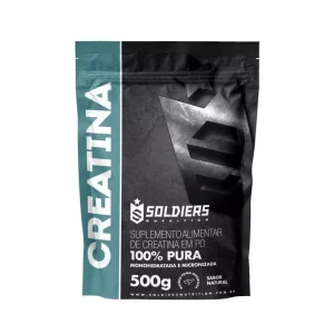 Creatina Monohidratada 500g - 100% Pura Importada - Soldiers Nutrition