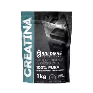 Creatina Monohidratada 1Kg - 100% Pura Importada - Soldiers Nutrition