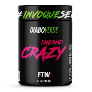 Thermo Crazy Pote 60 Cápsulas - Diabo Verde