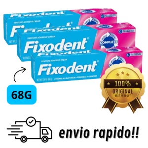 Kit Fixador de Dentadura Fixodent 68g 100% Original Pronta entrega