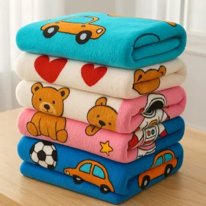 KIT 2 UND MANTA INFANTIL BEBE SOFT COBERTOR ANTIALERGICO MENINA MENINO 1m x 0,90m