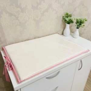 Trocador Plastificado de Nenem Com Amarras  - Oferta - Bebe - Atenas