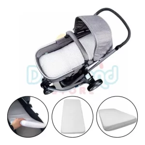 Colchonete Para Carrinho Moises Capa Removível 100% Algodão