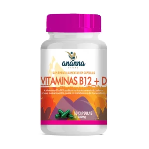 Suplemento Vitaminas B12 e Vitamina D 60 Caps 500mg