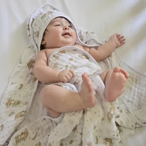 Toalha de Banho Bebê Soft 2 Camada de Fralda Bublim