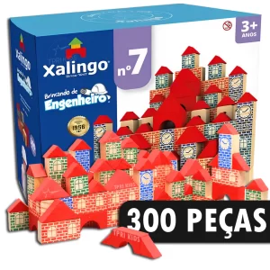 BRINQUEDO EDUCATIVO ENGENHEIRO 300 PEÇAS BLOCOS DE MONTAR INFANTIL MENINO MENINA CRIANÇA BEBÊ TERAPÊUTICOS PEDAGÓGICO