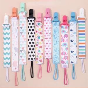 Clip Pacifier Para Bebês Com Porta-Corrente/Cartoon Crianças Brinquedo Anti-Queda