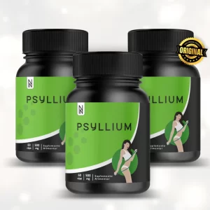 Kit 3x Psyllium 60 Cápsulas 500mg ENVIO IMEDIATO