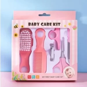 Kit Higiene Infantil 6 Peças Cuidados Bebe Recém Nascido Cortador de Unha Escova de Cabelo Tesoura-GQ312-070-INLIS ANA