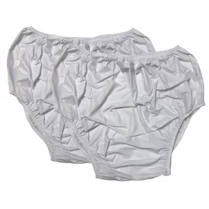 Kit c/2 Calça Plastica Geriátrica Simples c/ Elástico Uso Adulto