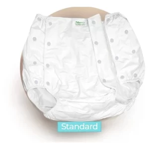 Calça plástica adulto com botão