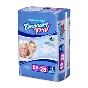 Fralda Geriátrica Descart Fral Jumbo