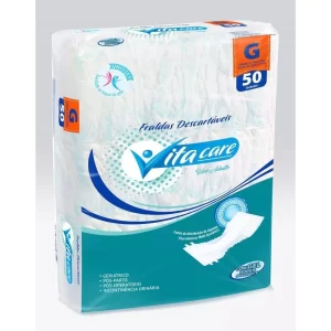 FRALDAS VITA CARE / PLUS G (50 UNIDADES)