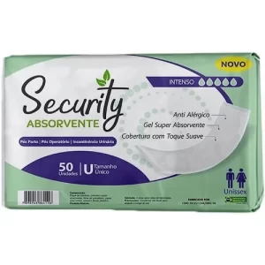 Absorvente Geriátrico/Pós Parto Operatório/ Incontinência Urinária Unissex Pacote com 50 Unidades