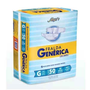 FRALDA GERIATRICA GENERICA ABSORV  50unidades