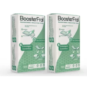 Reforço de Fralda e Absorvente Geriátrico BoosterFral 100 un