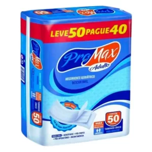 Absorvente Geriátrico Tamanho Único Com 50 Unid - Pro Max