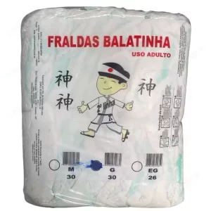Fraldas geriatrica adulto descartaveis balatinha