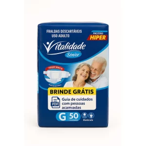 Fraldas Geriátrica Adulto Direto Da Fábrica Com 50 unidades