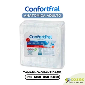 Fralda Geriátrica Descartável Segunda Linha 50 Unidades