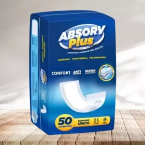 Absorvente Geriátrico Absorv Plus – Pacote Econômico com 50 Unidades