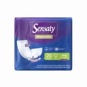 Absorvente Geriatrico Sensaty Premium c/ Fita 20 unidades