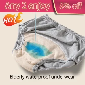 Fraldas De Algodão Absorventes E À Prova De Vazamentos Para Adultos Calças De Podem Ser Lavadas Com Água