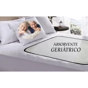 Kit 2 Protetores Higiênicos p Cama Lavável Geriátrico, Protetores de Colchão para Idosos