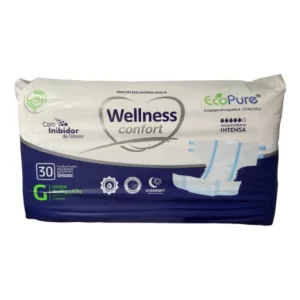 Fralda Geriátrica Wellness Confort G C/30 Unidades Overnight