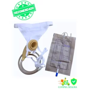 Coletor de Urina Bolsa Lavável Reutilizável Cadeirante Incontinência Masc