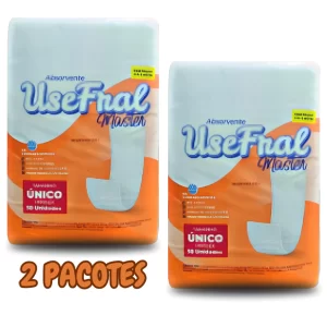 Absorvente Geriátrico Unissex Usefral Com 100 Unidades