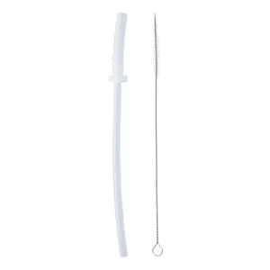 Canudo De Reposição E Escova De Limpeza Buba Para Copo Garrafa Frutti Animal Fun