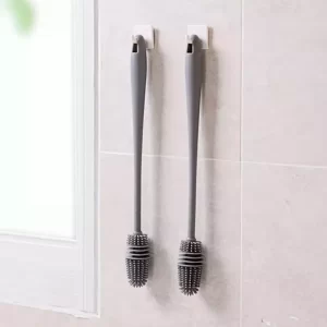 Escova De Lavar Garrafa Mamadeira Copo Taça Silicone Limpa Copo Garrafa Silicone Escova Multiuso Limpa Copo Garrafa