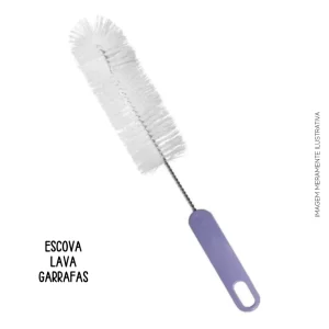 Escova Lava Garrafa e Mamadeira Nylon Shangrila