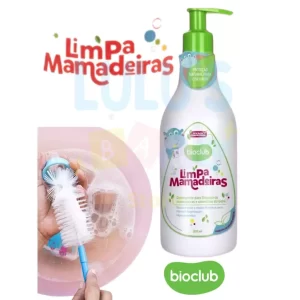 Limpa Mamadeiras Bioclub 500ml Detergente Líquido Desengordurante, Produto Orgânico e Vegano - Bebês