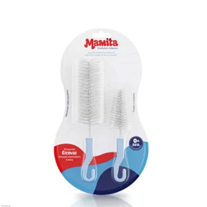 Conjunto de Escovas p/ Mamadeira Mamita - Blister azul