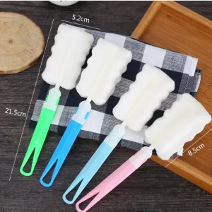 Escova De Limpeza Removível Durável Para Biberões Poleey Baby Bottle Brush